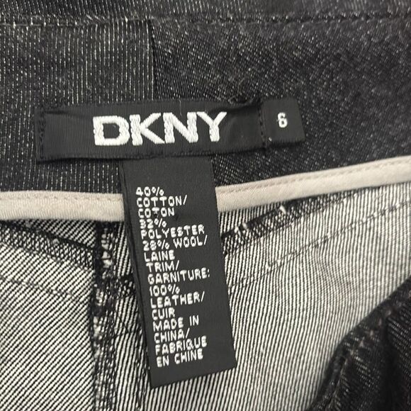 Dkny pants with genuine leather details, US6 - Picture 7 of 7